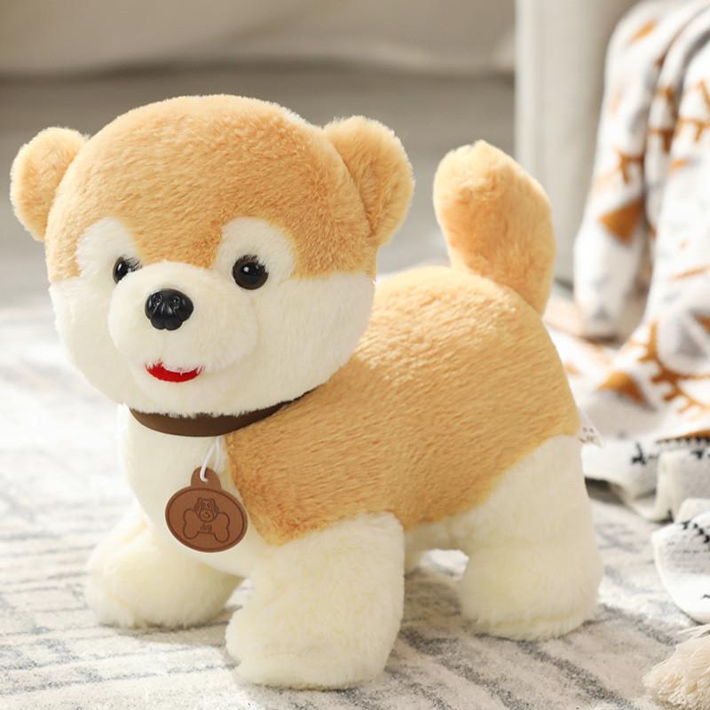 Husky Shiba Siberian Inu Plush Toy Cute Pet Dog Children Doll Holiday Gifts