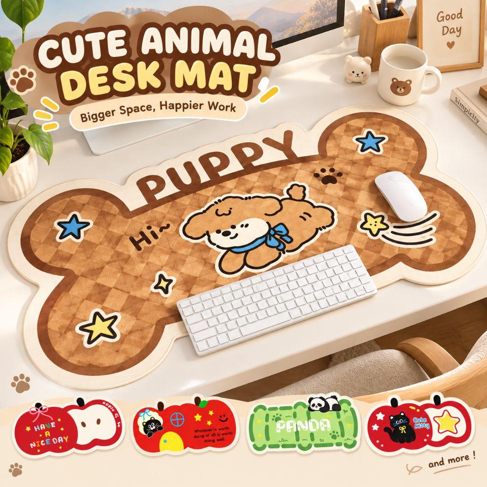 Cartoon Pattern Rubber Mouse Pad Large Size Computer Desk Protector New Keyboard Mice Mat Home