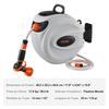 Retractable Hose Reel Water Hose Reel 115'x1/2" 180° Swivel Wall-Mounted