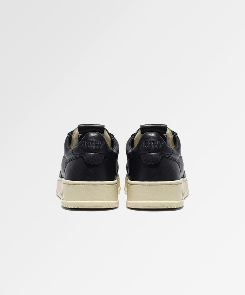 Autry Medalist Vintage Goatskin Sneakers Black