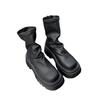 Small Versatile Niche Heightening Short Boots Women's 2025 Autumn New Retro Handsome Thick-soled British Style Thin Boots