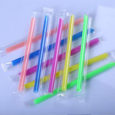 Disposable Thick Colorful Plastic Straws