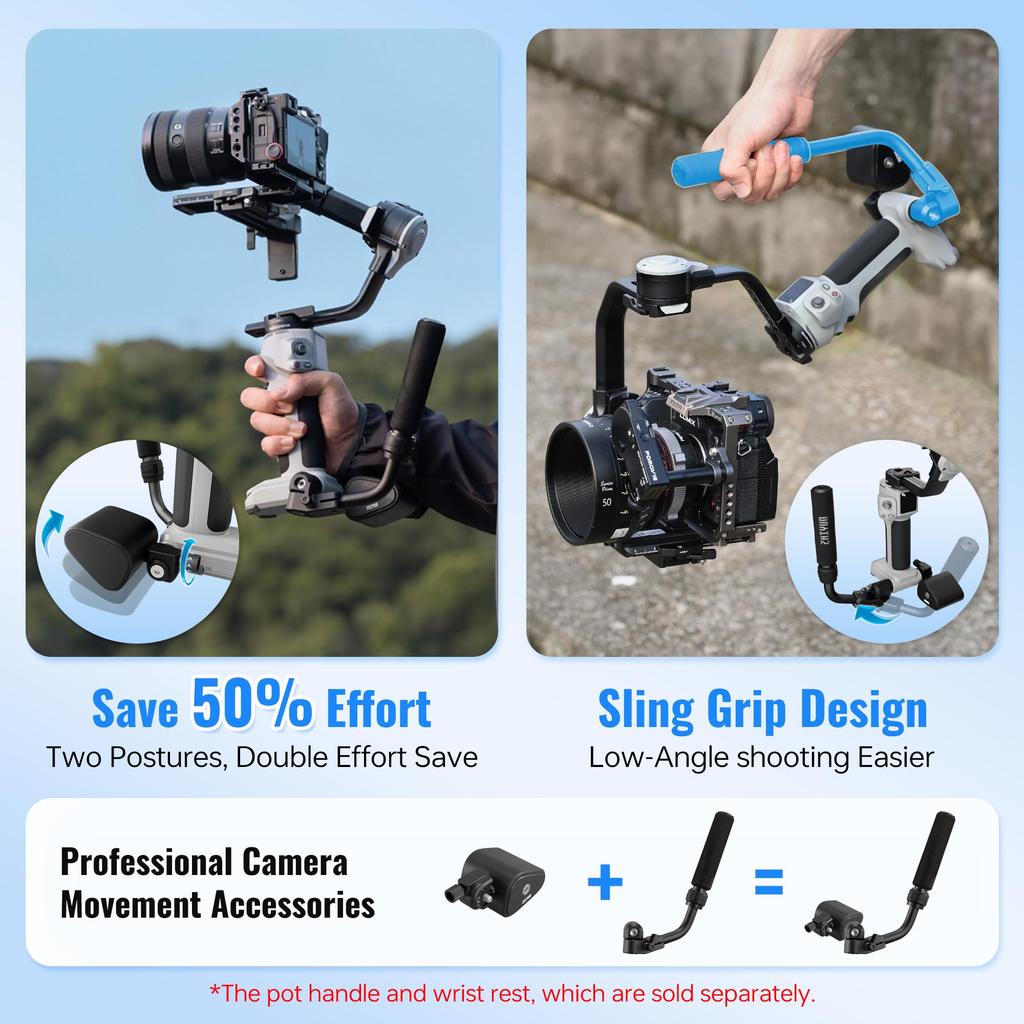 Flagship ZHIYUN CINEPEER Crane 4E Gimbal Camera Light Gray [Official Store] 3-Axis Stabilizer, Lightweight, One-Year Warranty,