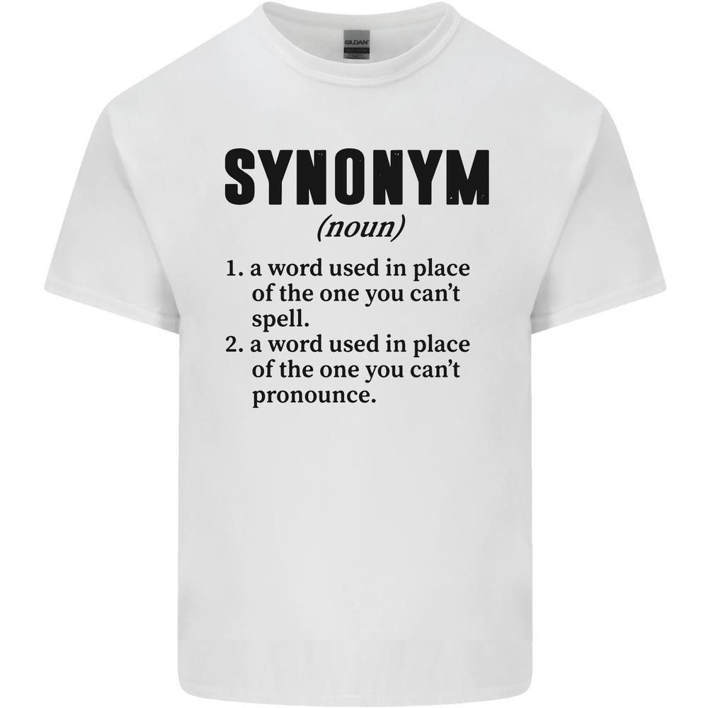 Synonym Funny Definition Slogan Kids T-shirt Childrens M