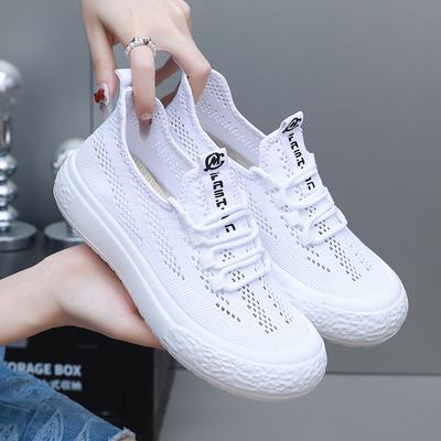 2025 New Fashion Casual Shoes Comfortable Women Breathable Antiskid Sneakers Men Mesh Flat Shoes