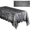 Halloween - Halloween Decoration - Tablecloth - Black Tablecloth - Halloween Spiderweb Decoration - Halloween Spiderweb Fabric Tablecloth