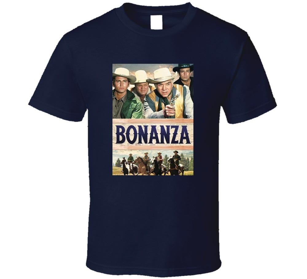 

Bonanza Movie Tee Cool Western Television Sitcom Fan T Shirt Unisex T-Shirt M