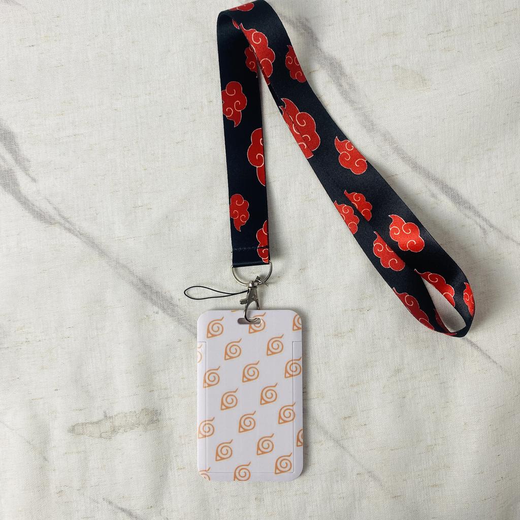 Anime Kreslený Držák na Identifikační Kartu Klíčenky Šňůrka na Krk Pro Průkazku Anime Držák na Kreditní Kartu Klíčenka Popruhy