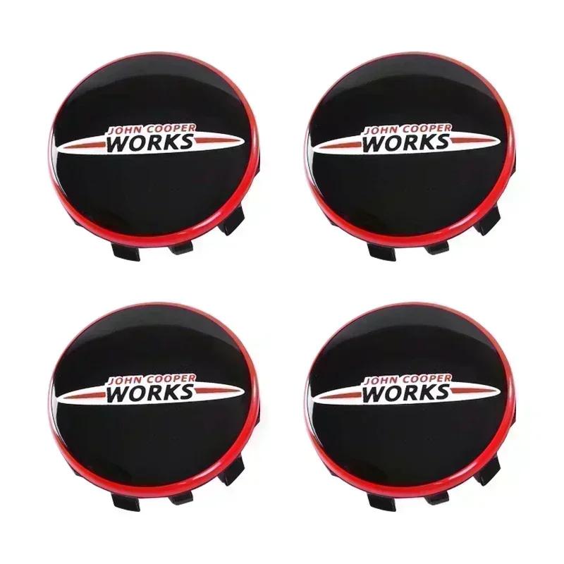 4 Pezzi 54mm 56mm Coprimozzo Centrale per Cerchi in Lega Auto Copricerchio Per bmw Mini Cooper S JCW One R56 R60 F54 F55 F56 F60 Clubman Countryman