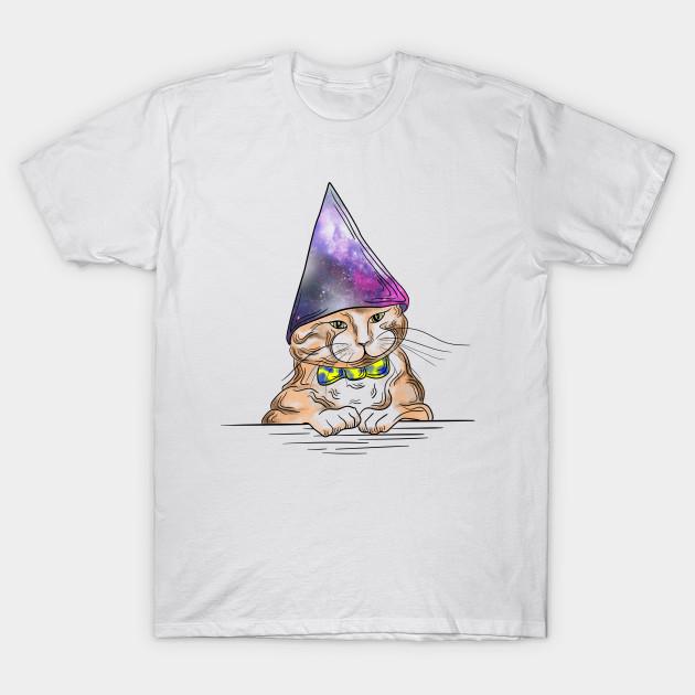 

Unisex Fashion TShirt Wizard Cat Print TShirt Plus Size XS-6XL T-Shirt 100%Cotton Tops O Neck Short Sleeve Tees 3XL білий