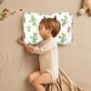 Almohadas suaves para bebés, almohada transpirable para bebés, estampado de dibujos animados, reposacabezas para dormir para bebés, almohada de lactancia para bebés para un mejor sueño