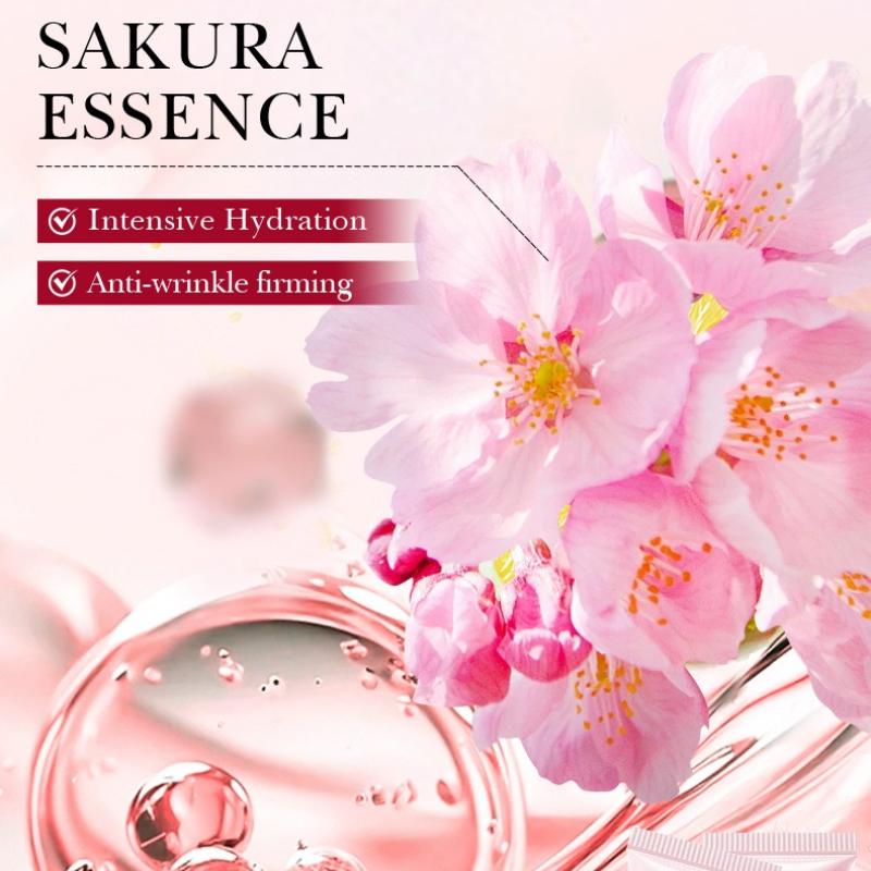 Kirschblüten-Kollagen Elastische Augencreme SADOER Straffende und Feuchtigkeitsspendende Augencreme