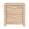 Bedside Tables Artiss Bedside Table Lamp Side Tables Drawers Nightstand Unit Beige Wood