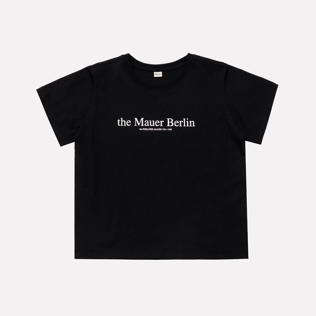 Maueo Mauer Point Logo Crop Tee (Black)