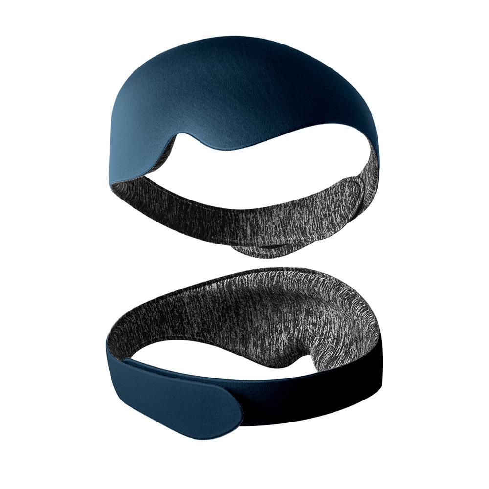 3D Stereo Sleep Eye Mask – Light Blocking, Pressure-Free Design, Long Style, Polyester Eye Protector EM029 Eye Mask (English Color Box)