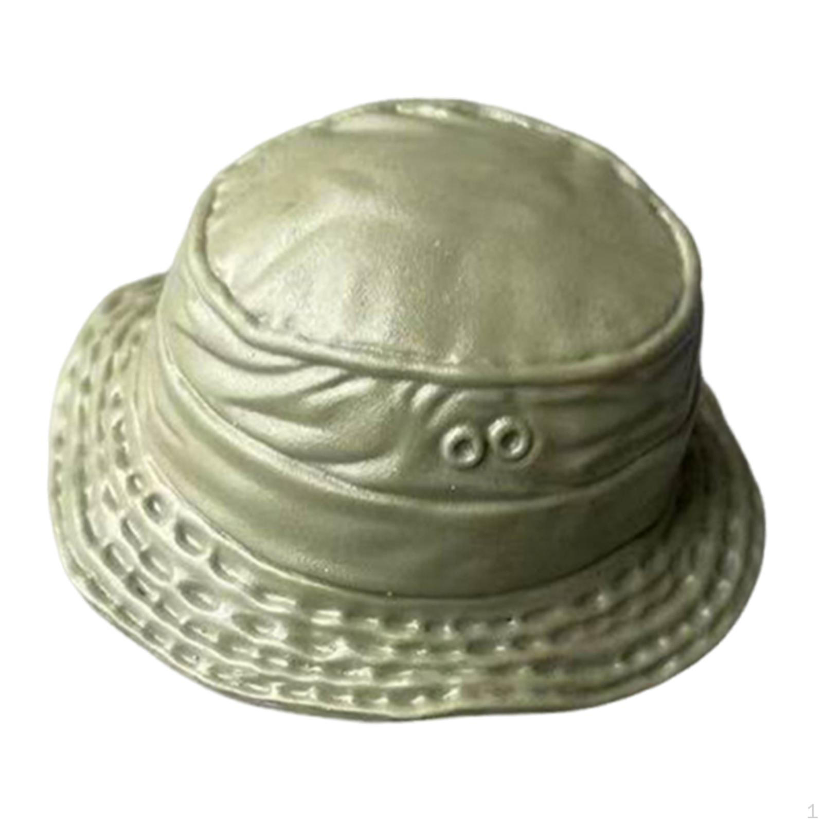 

1/6 Scale Hat with Brim Headgear Fashion Retro Figure Cap Costume for 12 inch Dress up, Doll Model