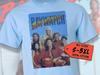 Baywatch V11 T-Shirt Vintage SKY BLUE T-Shirt Dtg Digital Print Sizes S M L XL 2XL 3XL 4XL 5XL