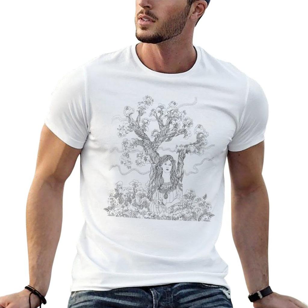 Girl Under A Tree Tshirt Unisex T Shirt Designer Unisex T Shirt Graphic T Shirt Unisex Designer Tshirt