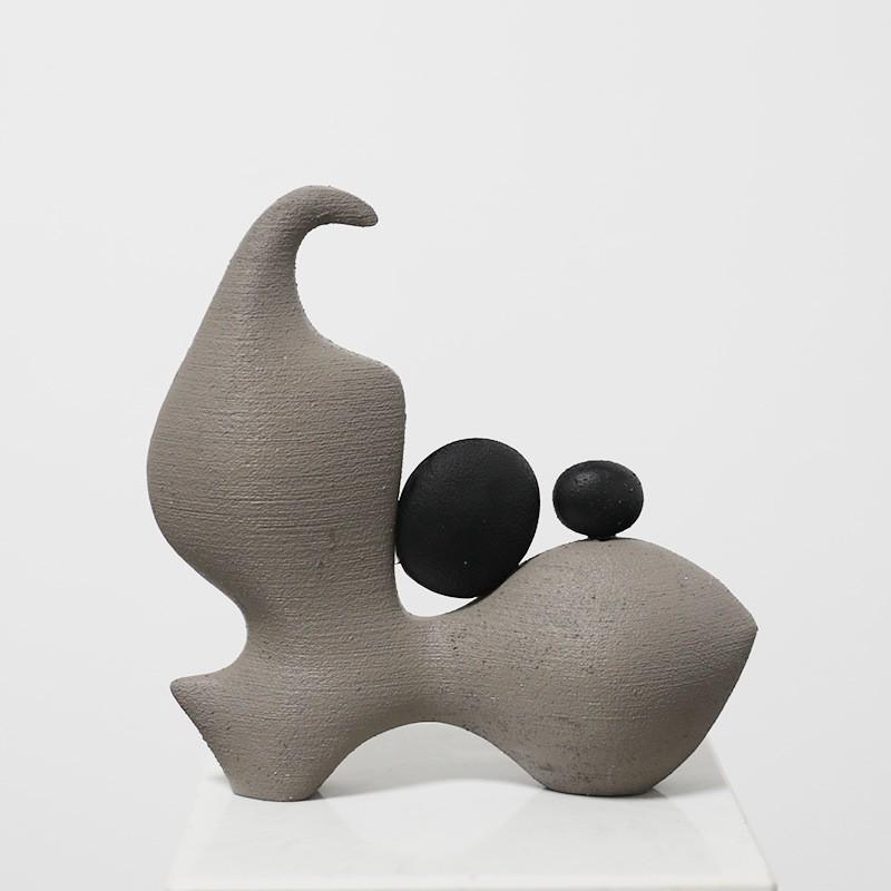 Modern Geometric Resin Art Decor Sculpture