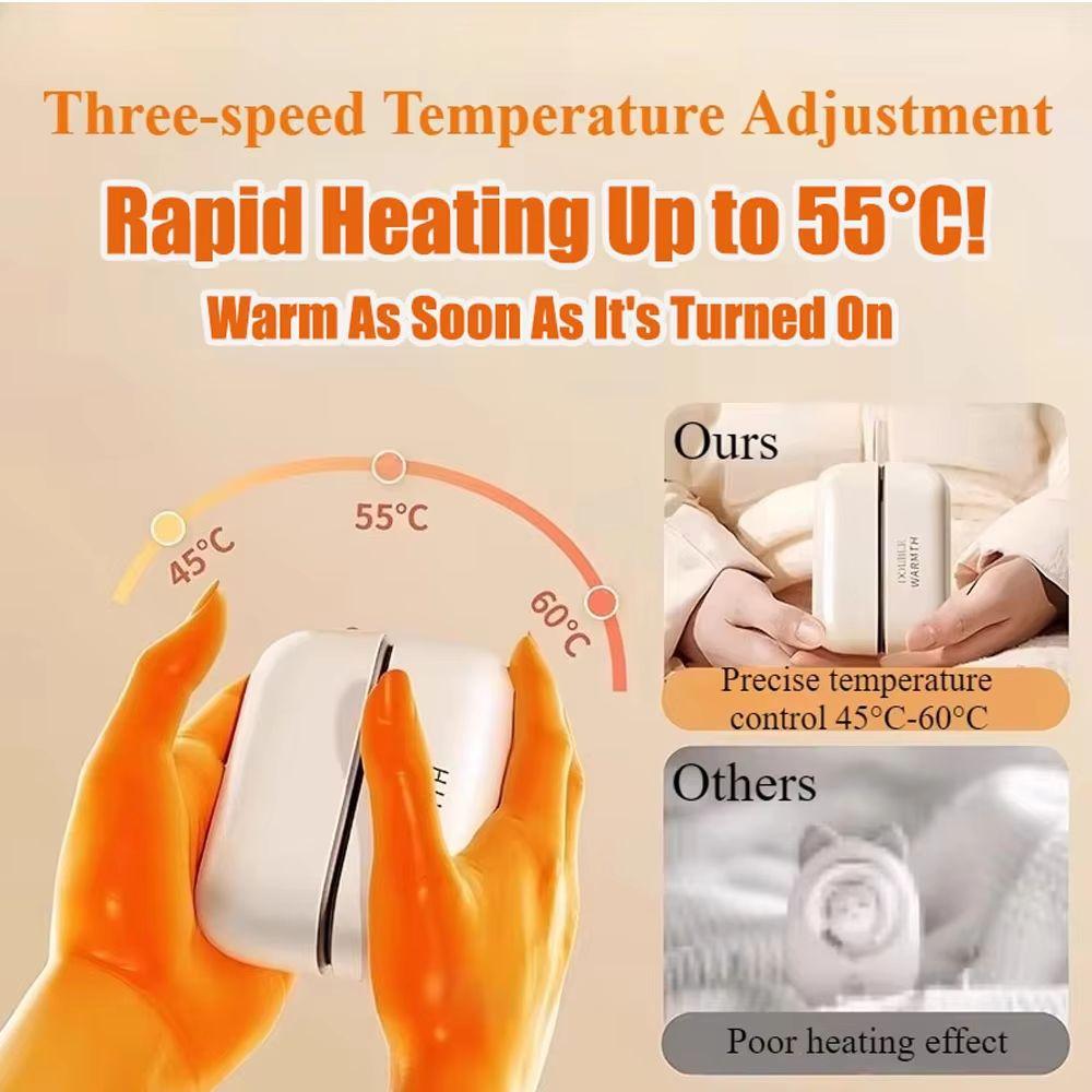Rechargeable Magnetic Hand Warmers Fast Heating Strong Magnetic Electric Handwarmers Magnetic Feature Reusable Mini Hand Warmer