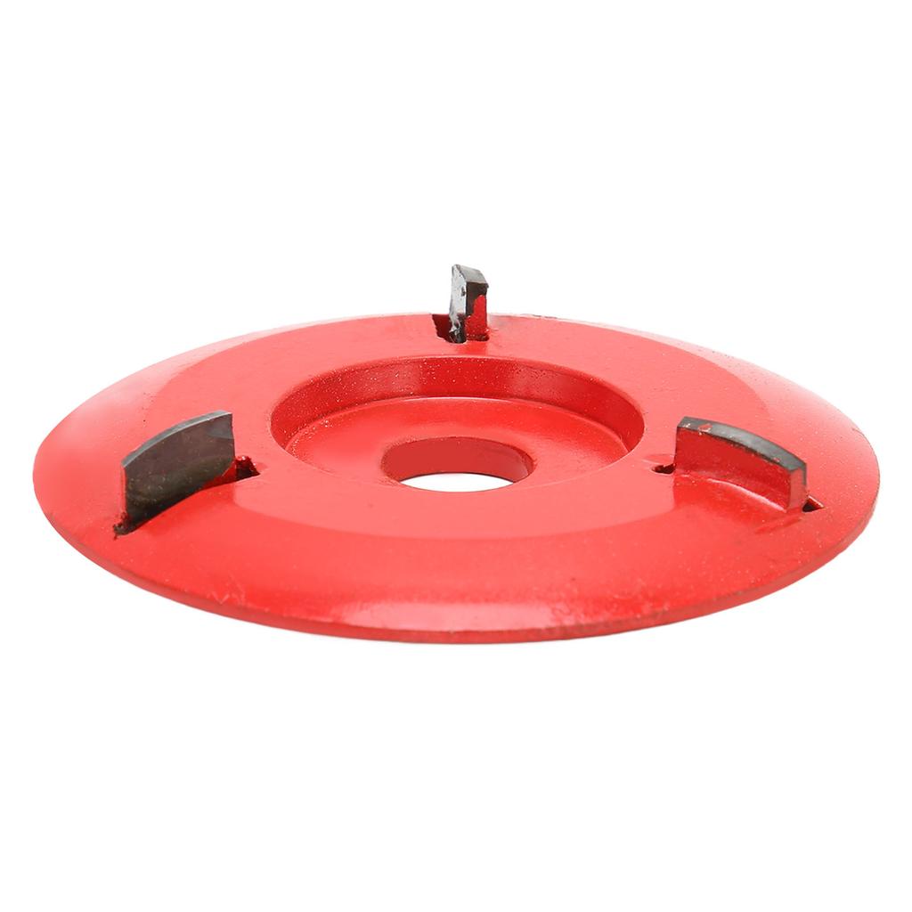Wood Carving Disc 3 Teeth Red Curved Wood Carving Coffee Table Tea Table Angle Grinder Triangle