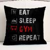 GYM Exercise Time Personalized Pillow Cover Kids Bedroom Wild Party Decor Pillowcase kid Birthday shower Gift