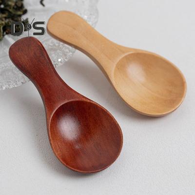 Hitzebeständiger Mini-Löffel aus Holz in Lebensmittelqualität für Gewürze, Gewürze, Zucker, Mini-Löffel