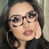 Japanese Korean Square Frame Glasses Women Retro Harajuku Eyeglasses Clear Reading Spectacle Blue Light Blocking Eyewears