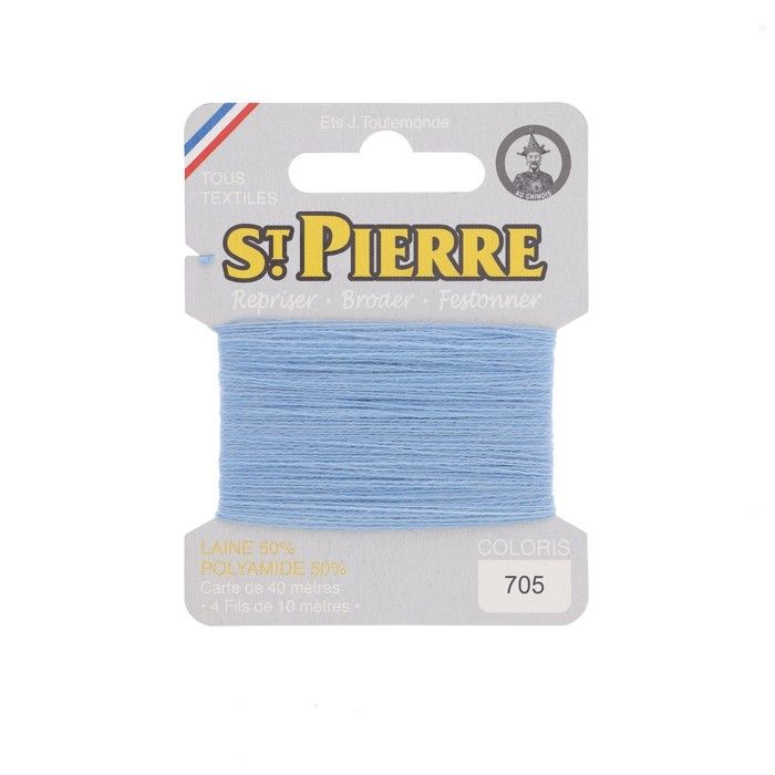 Laine Saint Pierre - repriser broder festonner 10 pièces - Att 705