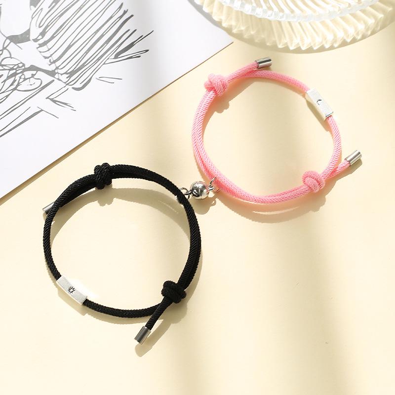 2020 Sonne & Mond Legierung Paar Armbänder mit Magnetischer Anziehung - Freundin Schmuck