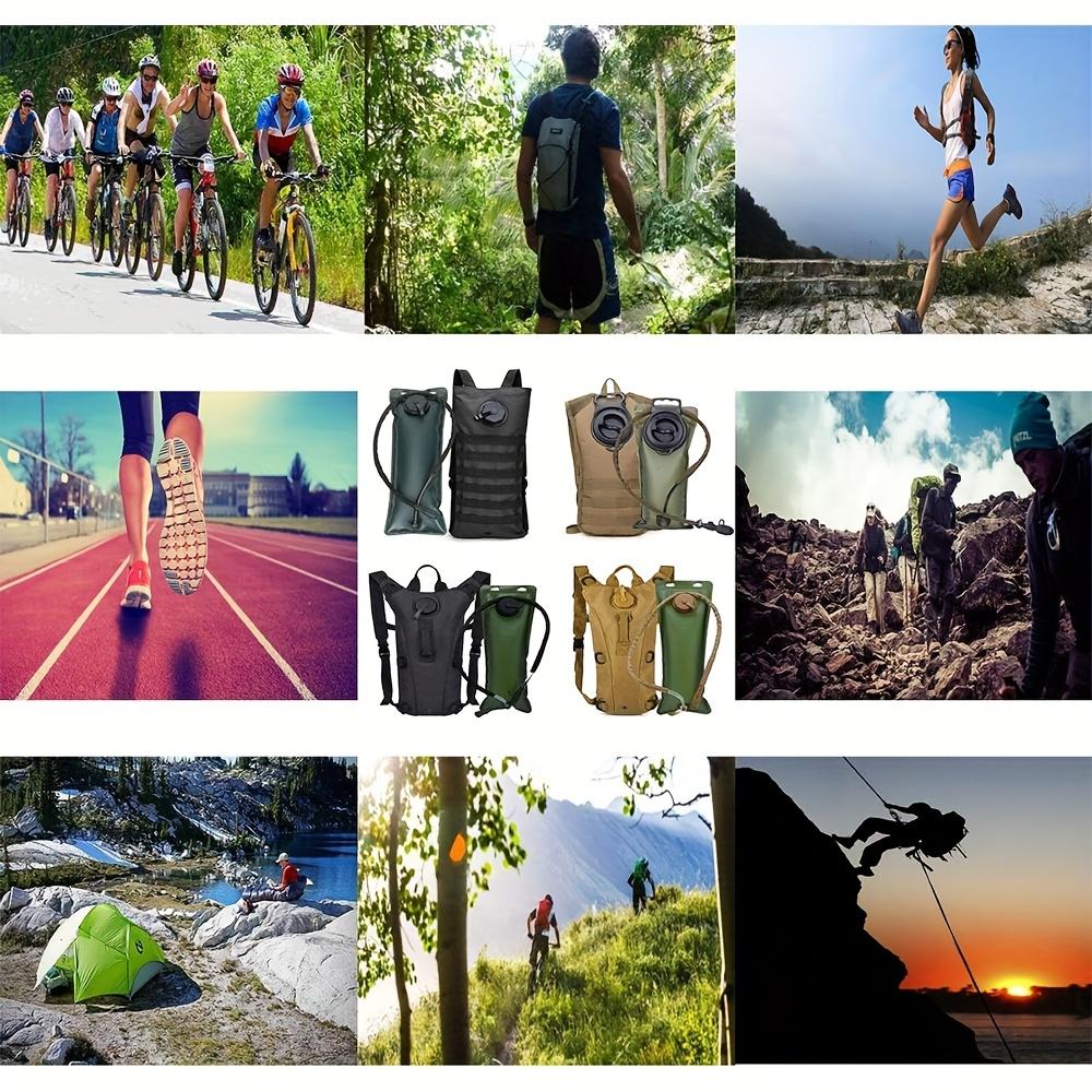 3L Hiking Water Backpack, Running Water Refill Backpack, Tactical Water Backpack with 3L Water Bladder