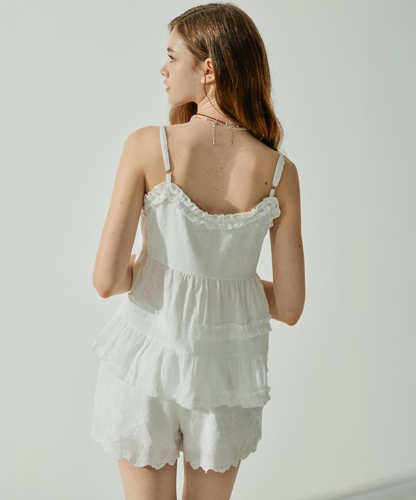 VIKINI VENDER Emily Lace Banding Shorts