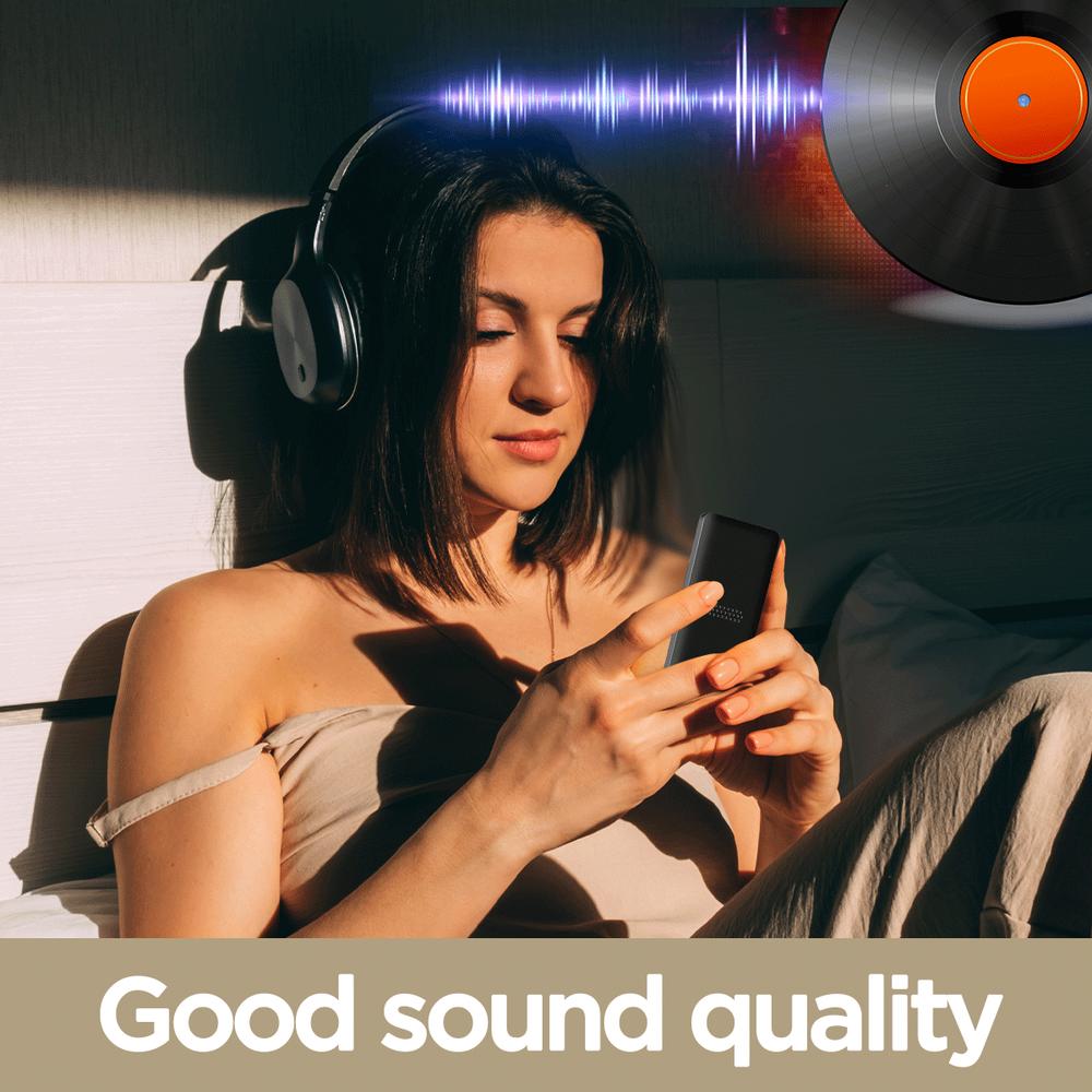 16GB Bluetooth MP3 Player HIFI Sport Music Speakers MP4 Media FM Radio Recorder