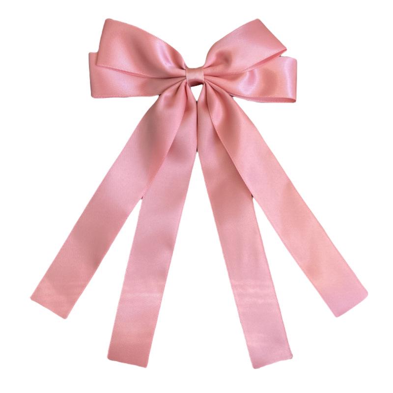 Euro-Korean Double Bow Ribbon Hair Clip - Versatile, Elegant Princess Headwear