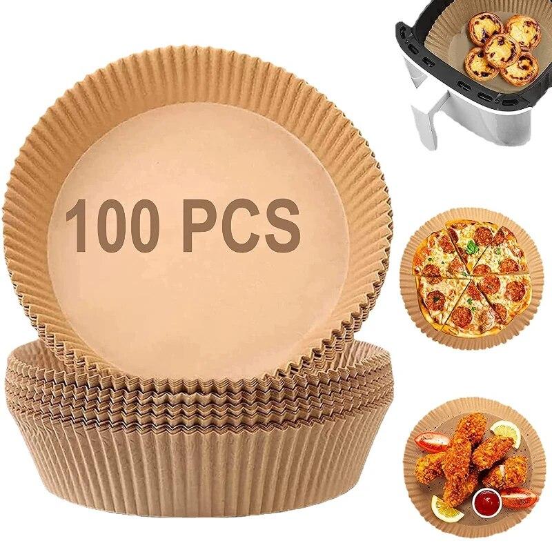 

Бумажная подкладка для аэрофритюрницы, одноразовая антипригарная тарелка для барбекю, круглая подставка для сковороды для аэрофритюрницы, маслостойкая подставка для духовки, чизкейк, аксессуары для аэрофритюрницы светло-зеленый