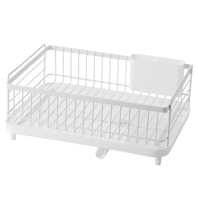 Pearl Metal Dish Drying Rack, Dish Drainer Basket, Blanc HC-105