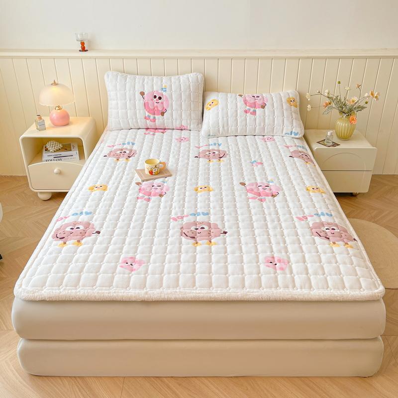 Mei Yun Ge Milk Velvet Thickened Cotton Mattress Bed Pads
