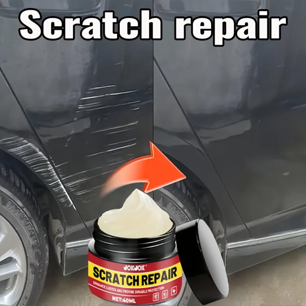JOKJOK Nano Gloss Kratzerreparatur-Wachs & Knete-Set – Wirbelentferner, Kratzerentferner-Paste mit Schwammapplikator, sicher für alle, Pai