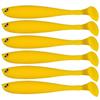 5pcs/bag Soft Lures 11CM-8.3G Fishing Lure Wobblers Double Color Aritificial T Tail Silicone Bait Swimbait Bass Pike Tackle