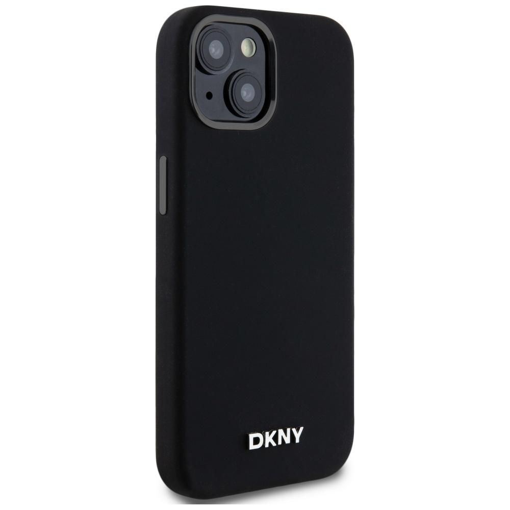 Dkny Dkhmp14Ssmchlk Iphone 14 / 15 / 136.1 Czarny/Black Hardcase Liquid Silicone Small Metal Logo Magsafe