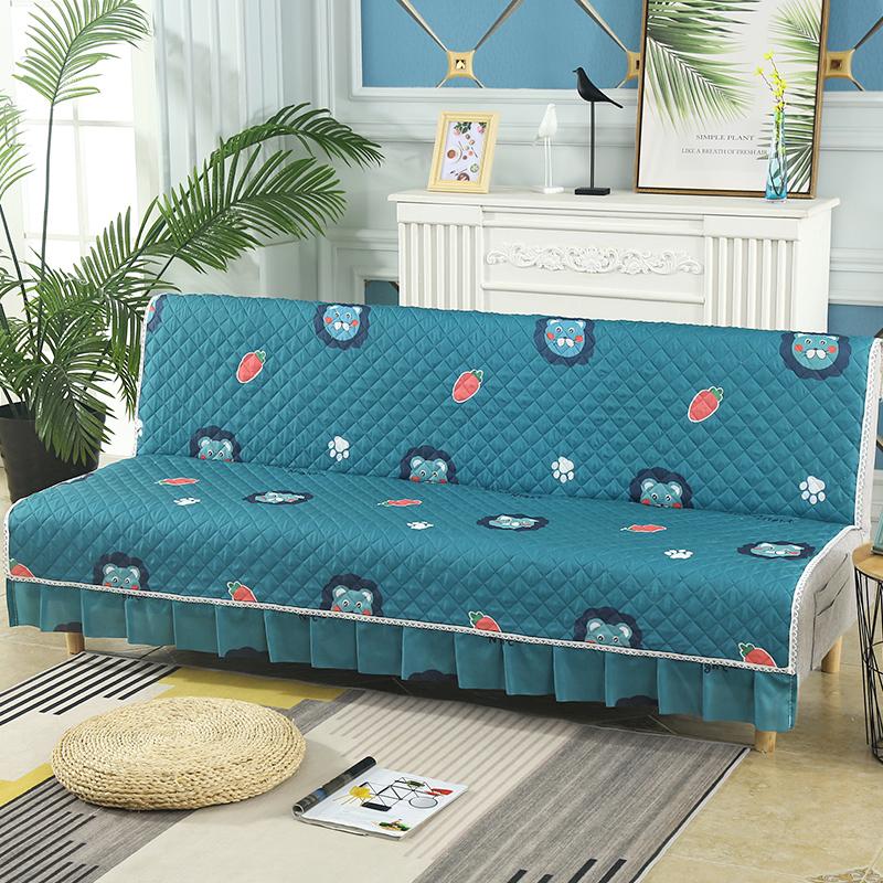 Universal Stretch  Sofa Bed Cover Couch Covers Armless Sofa Cover Washable  Elastic Folding Furniture Sofa Bed Covers