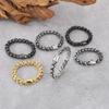 Vintage  Punk Hip Hop 316L Stainless Steel Skeleton Head Bracelets  for Men Personalized Skull Link Chain Bracelet