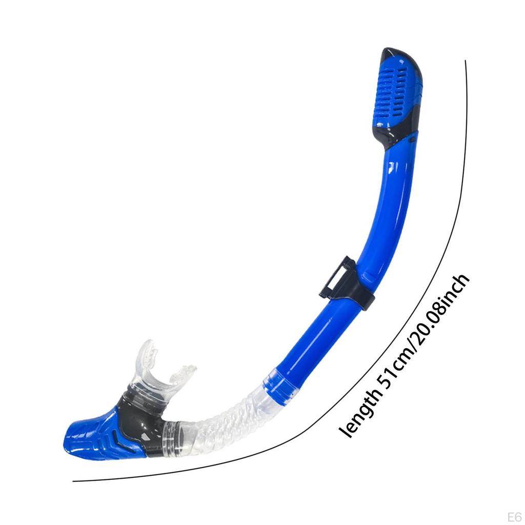 Dykning Torr Snorkel Scuba Snorkling Rör Byt Silikon med Cylinder Simträning
