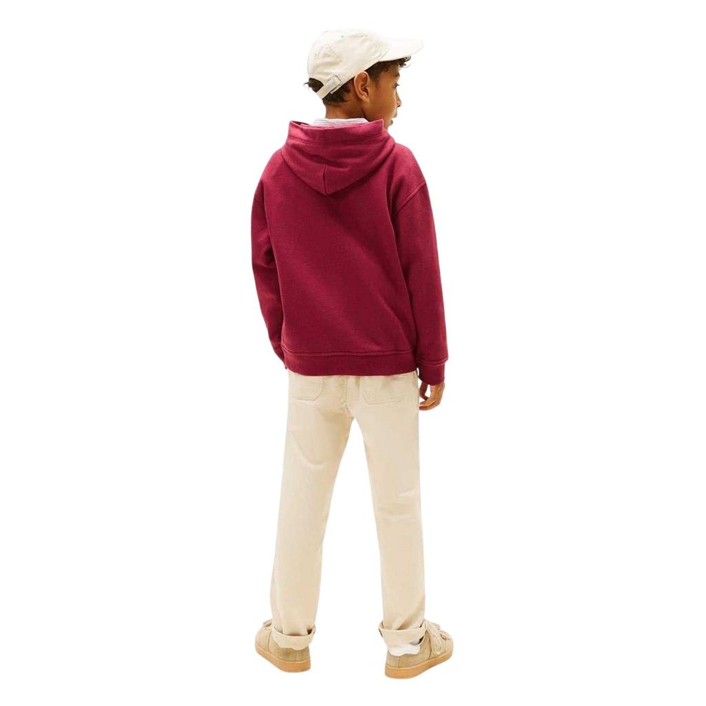 Tommy Hilfiger Childrens/Kids Logo Hooded Drawstring Hoodie