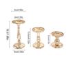 New Vintage Iron Candle Holder Elegant Stable Base Candle Stand Golden Luxury Metal Candle Holder Home Decor