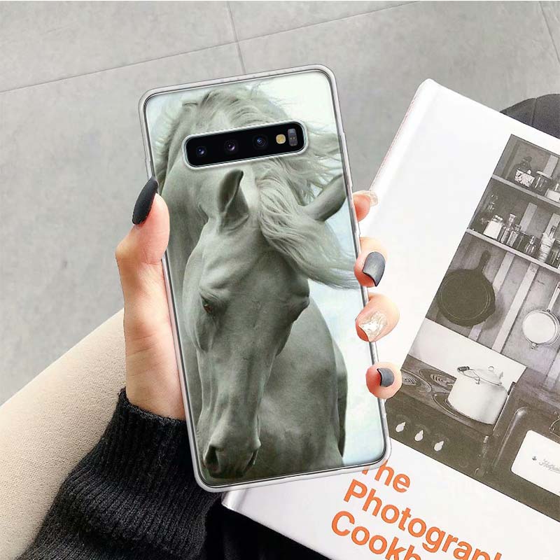 

Horse Galloping Horse Phone Case For Samsung Galaxy S26 Ultra S23 S24 S25 Edge S20 FE S21 S22 Plus Soft Print Shell Cover Fundas Samsung S22 Ultra