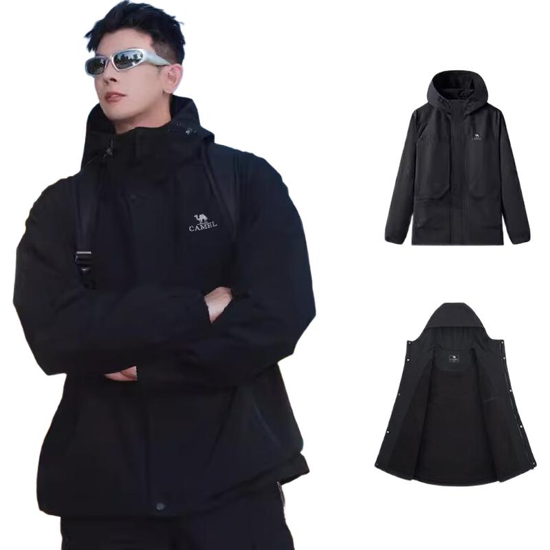 CAMEL Unisex Outdoor Windproof & Water-Resistant Jacket