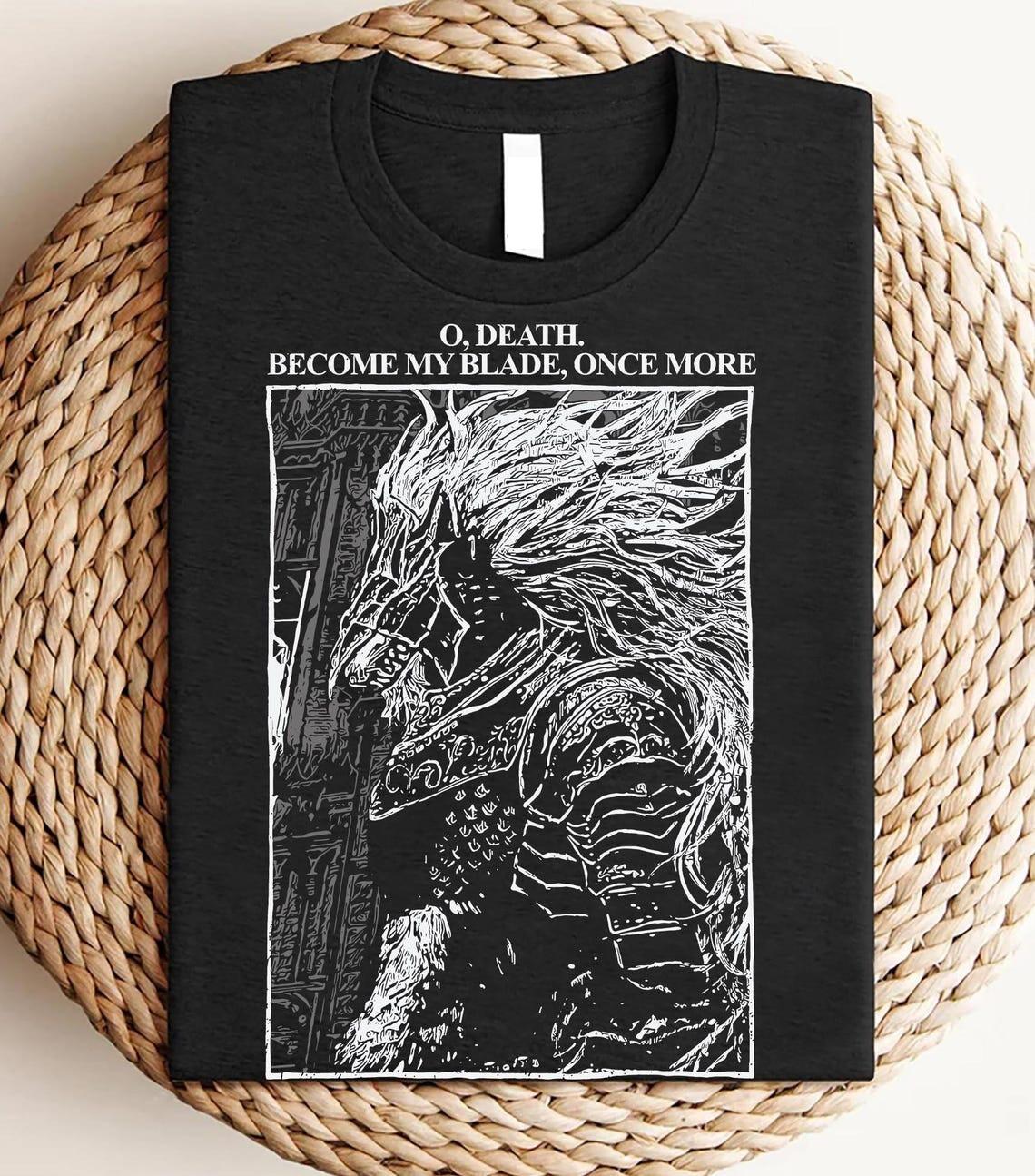 Футболка Elden Ring Футболка Dark Souls Футболка Maliketh Футболка с Мечом Лунного Света Унисекс S