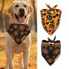 Dog Bib For Halloween Festives Party Costume Soft Washable Fabric Pet Bandana Holiday Celebration Accessory