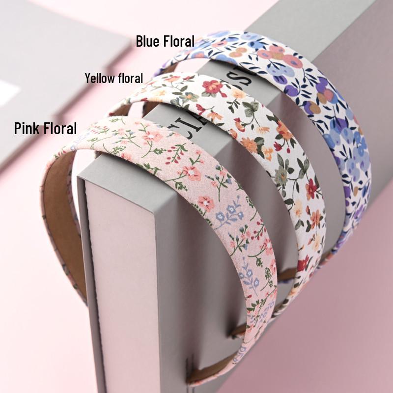 

Блакитна серія Ретро Квітковий Перловий Обруч - Універсальний Літній Аксесуар для Волосся